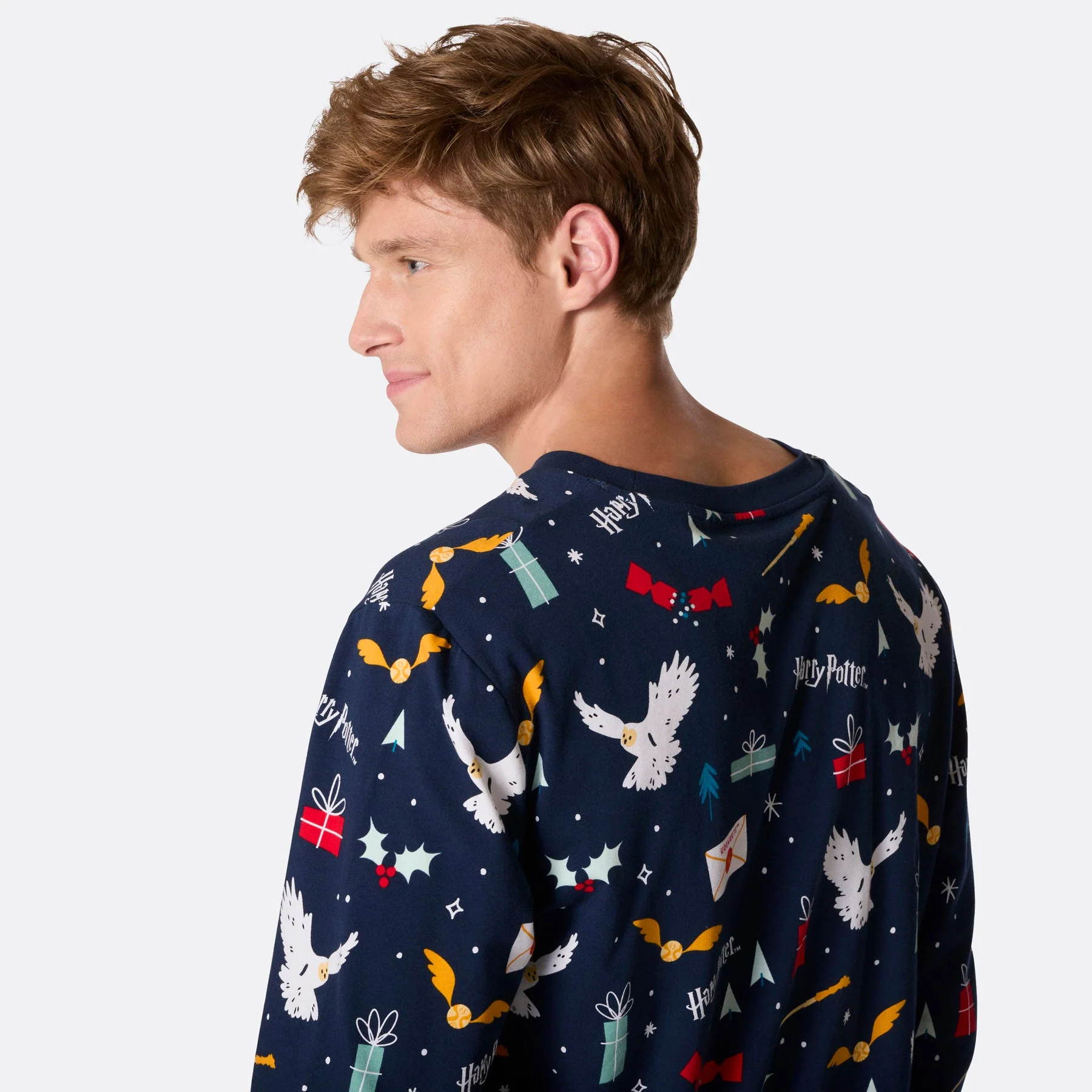 Blauer Harry Potter Pyjama Herren - Image 2