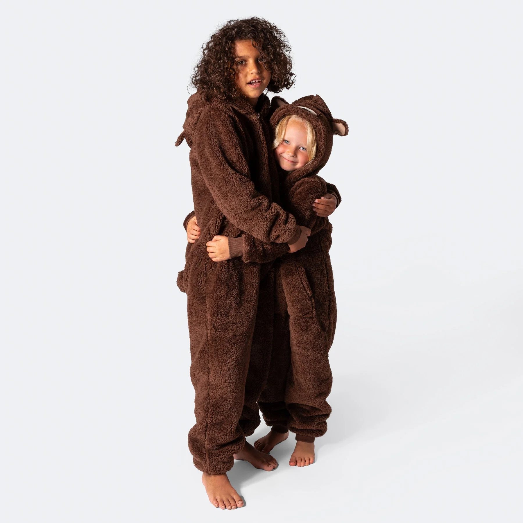 Brauner Teddybär Onesie Kinder - Image 4