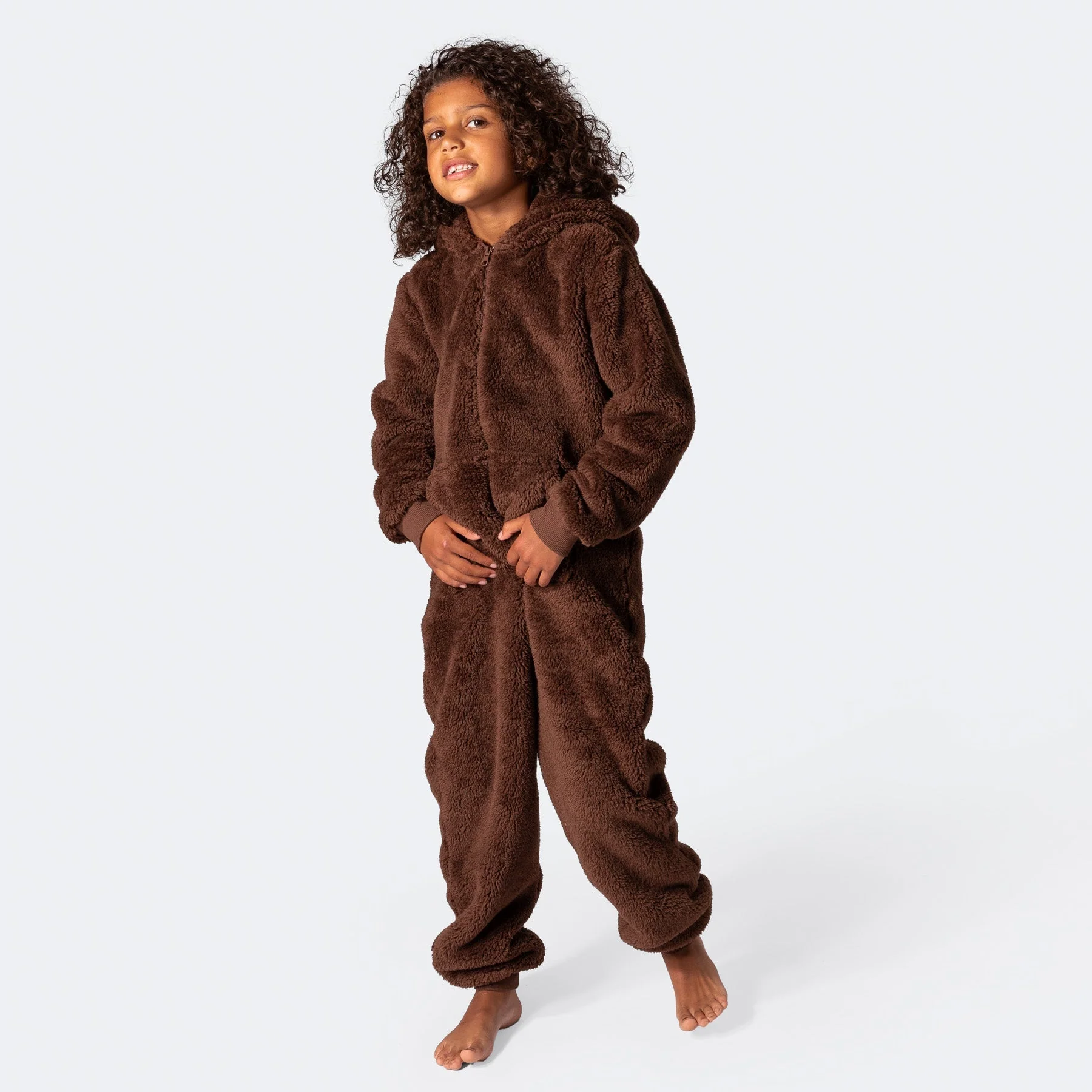 Brauner Teddybär Onesie Kinder - Image 6