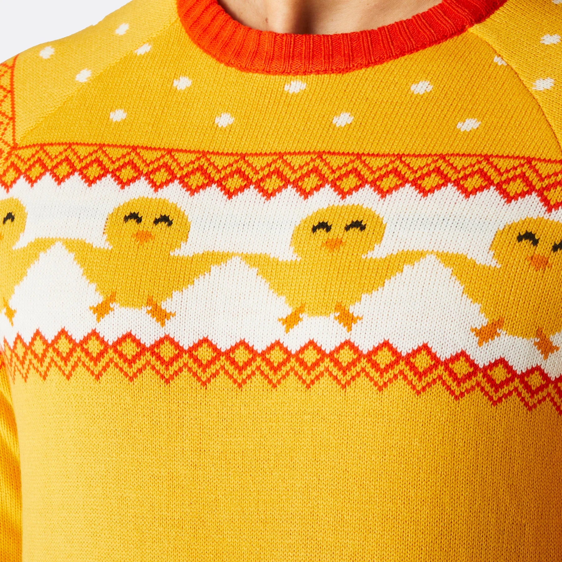 Gelber Osterpullover Herren - Image 4