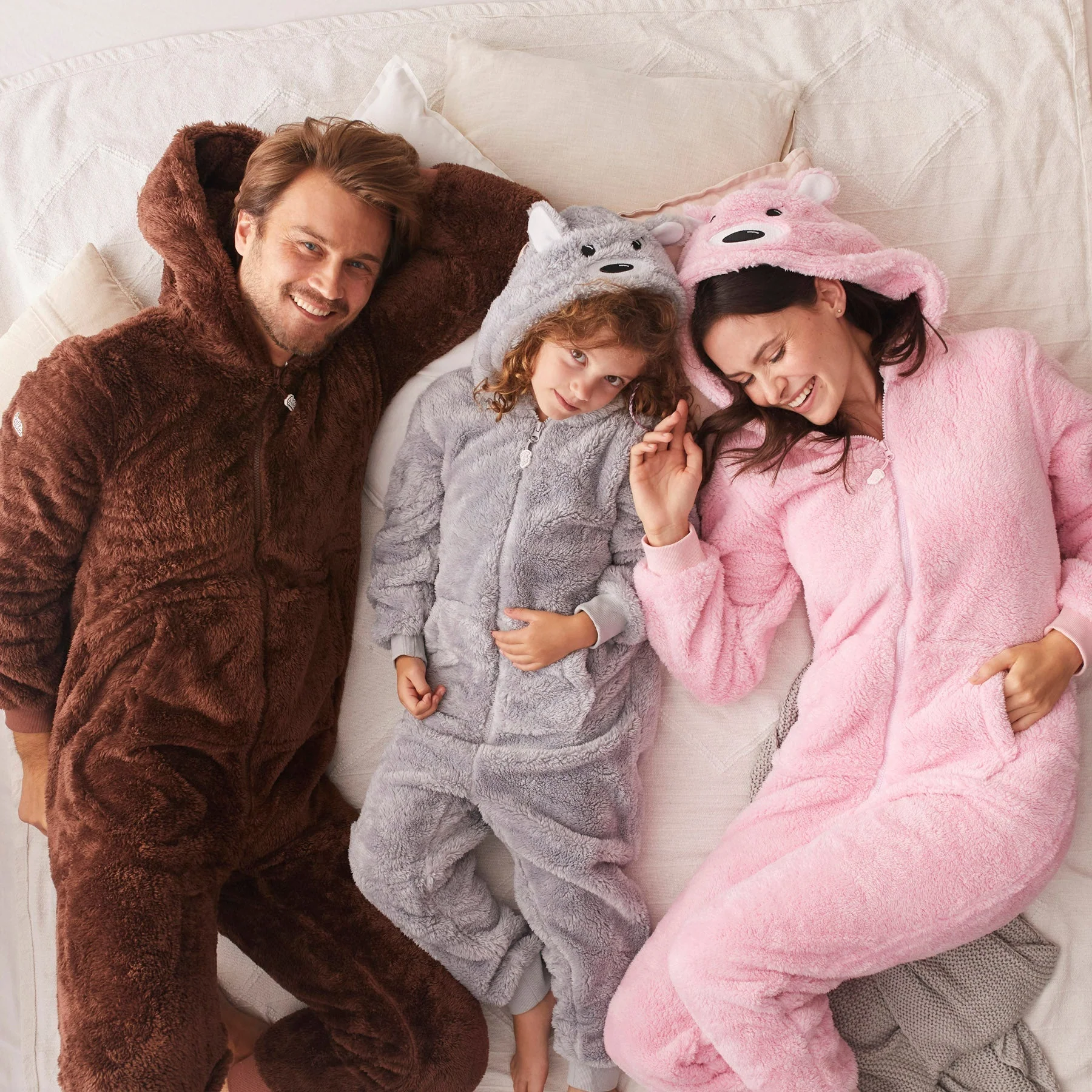 Grauer Teddybär Onesie Kinder - Image 4
