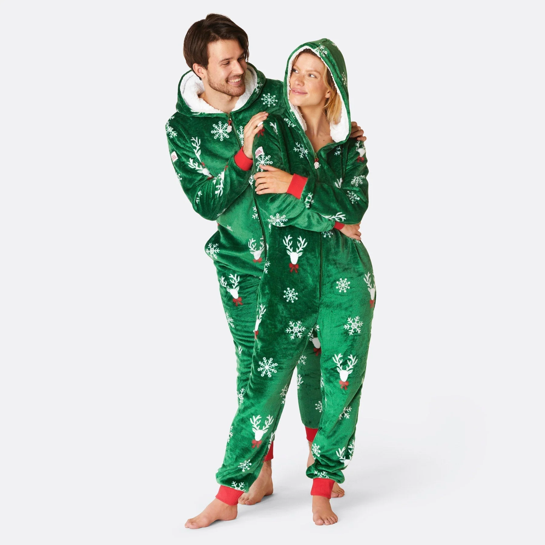 Grüner Rentier Onesie Herren - Image 2