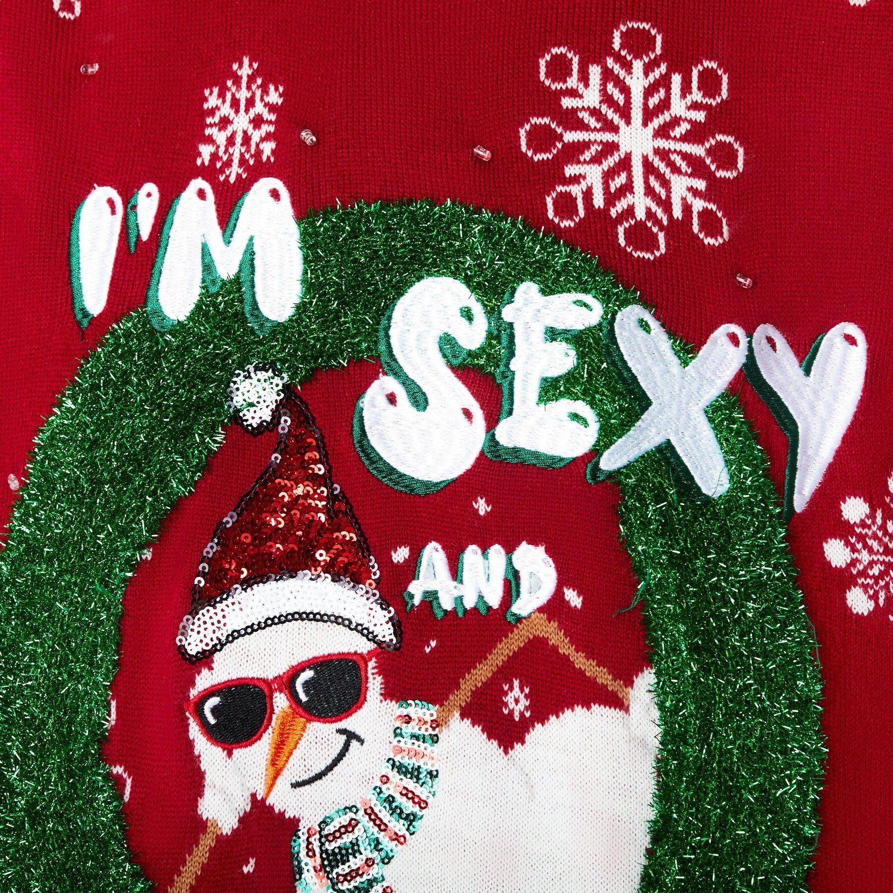 I'm Sexy And I Snow It Weihnachtspullover Herren - Image 4