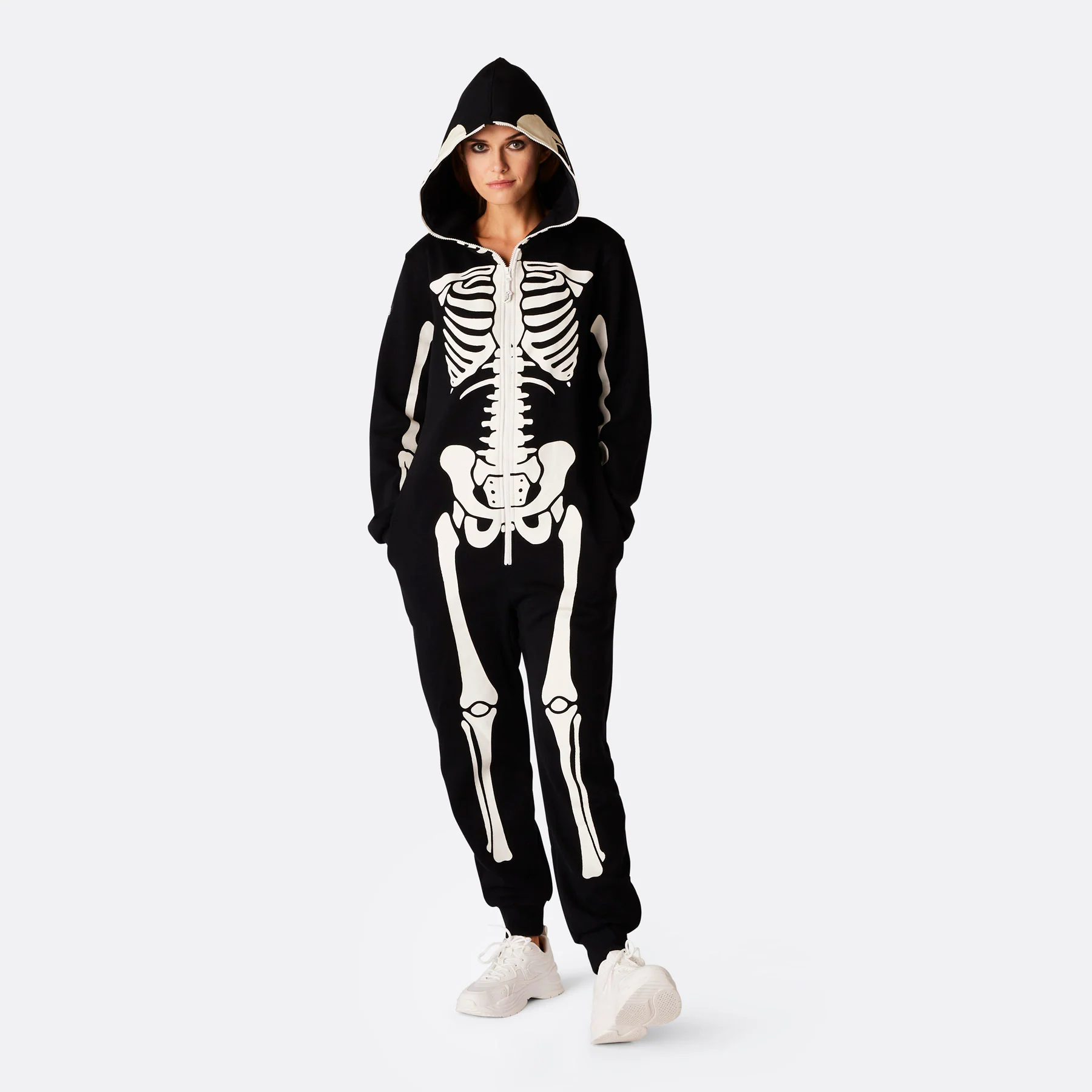 Skelett Halloween Onesie Damen - Image 2