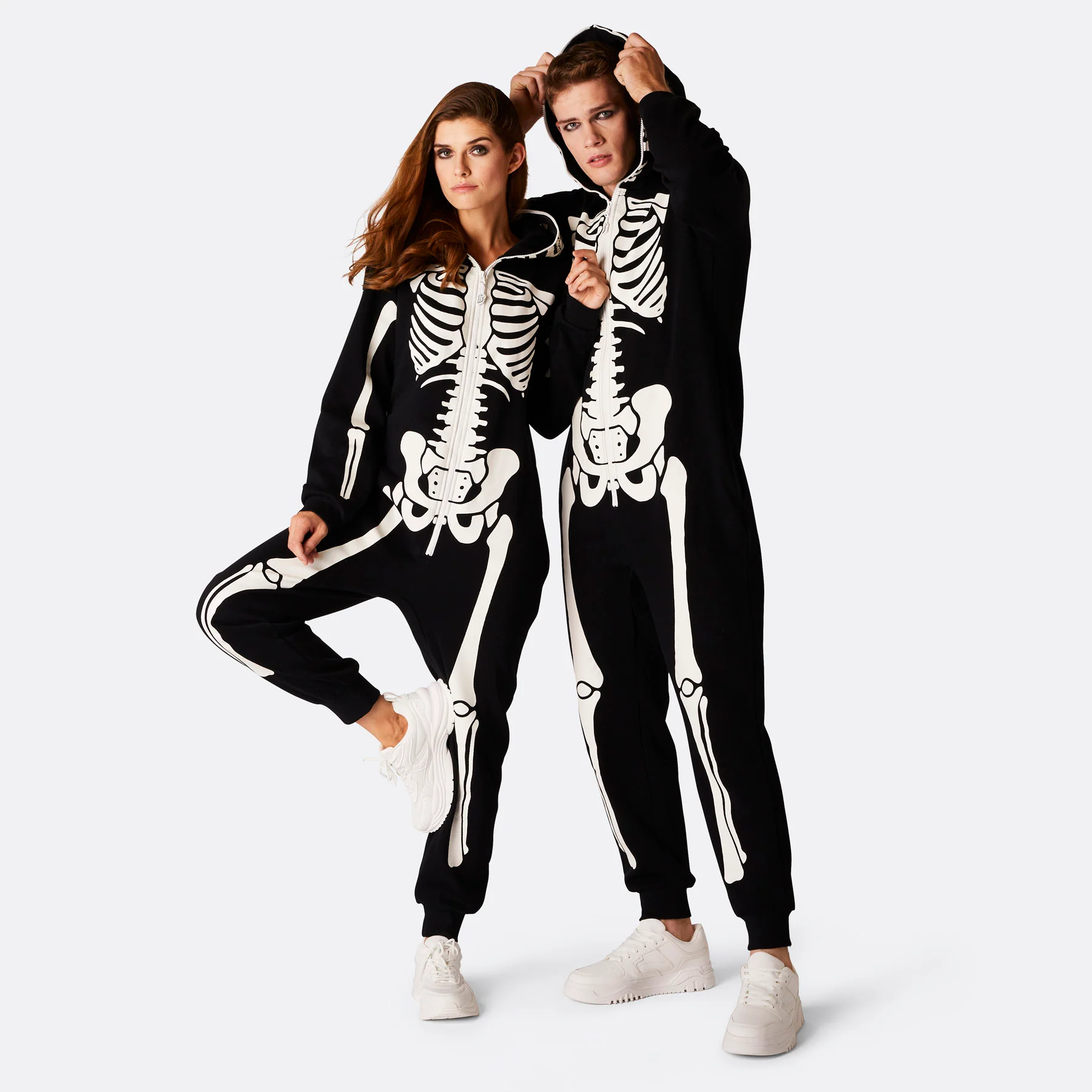 Skelett Halloween Onesie Damen - Image 4