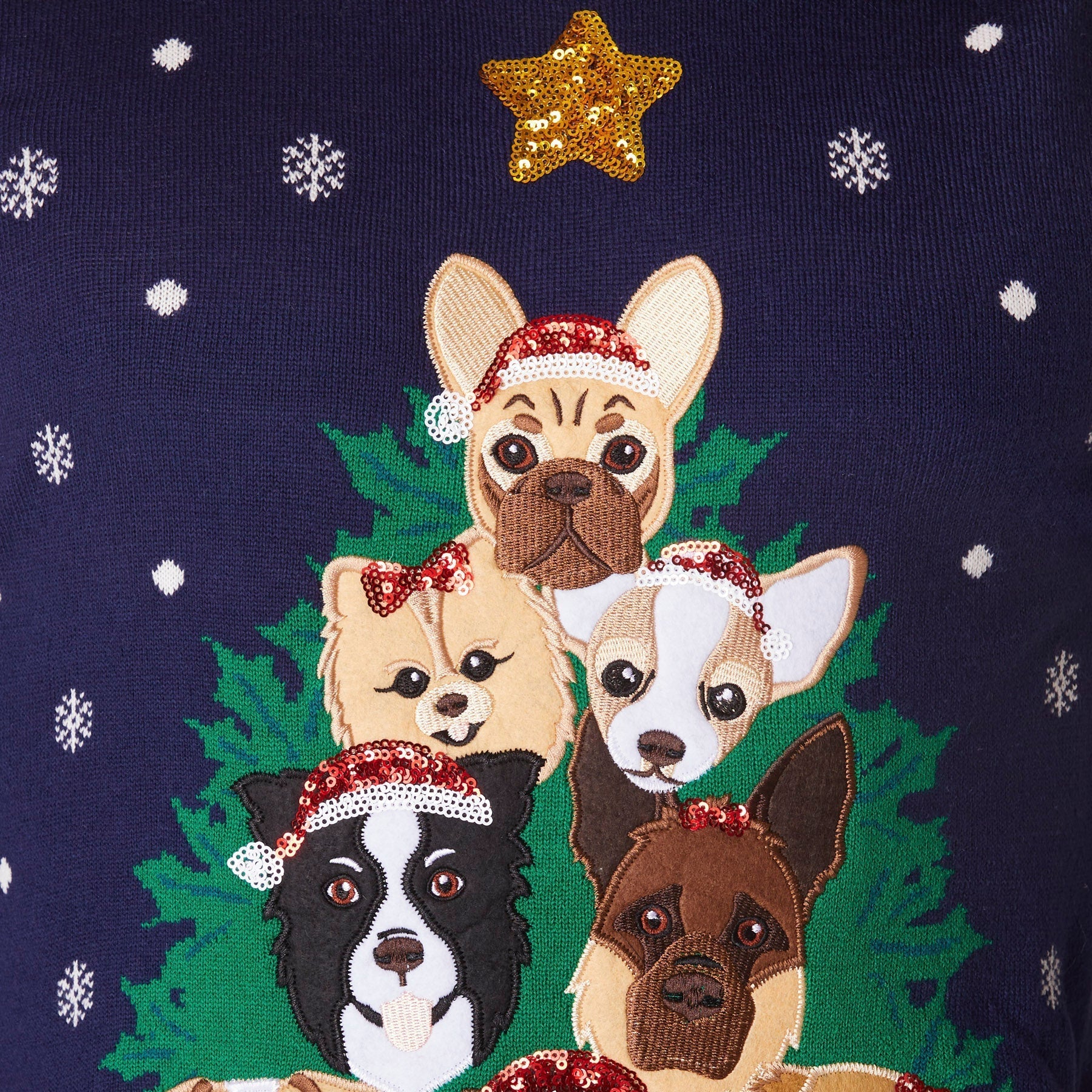 Merry Woofmas Weihnachtspullover Herren - Image 4