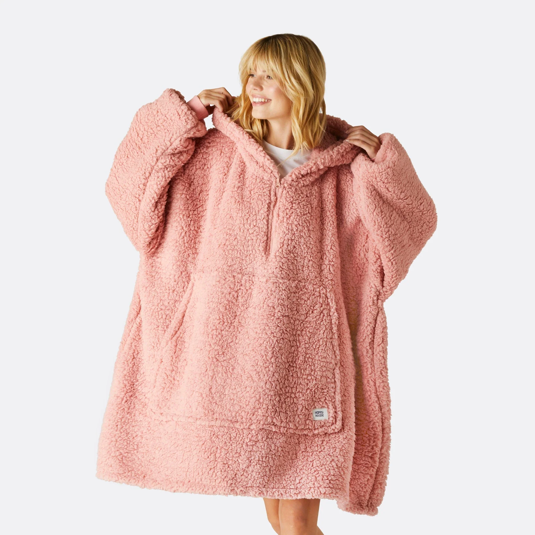 Pinker Sherpa HappyHoodie - Image 3