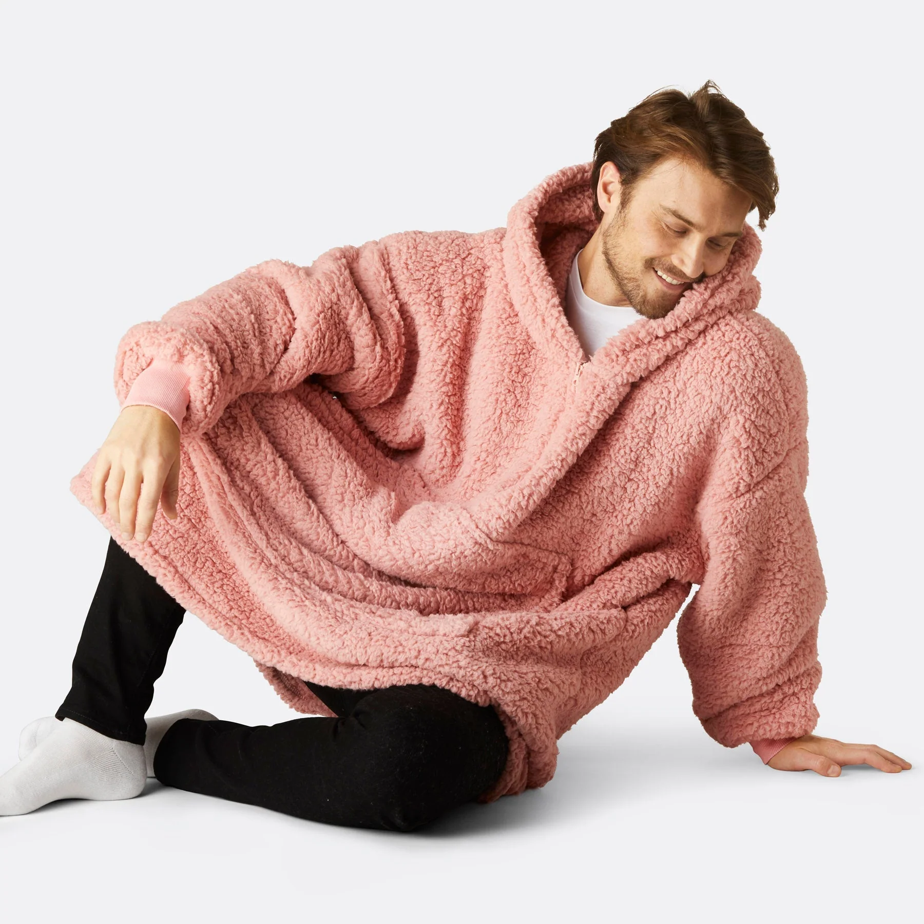 Pinker Sherpa HappyHoodie - Image 7