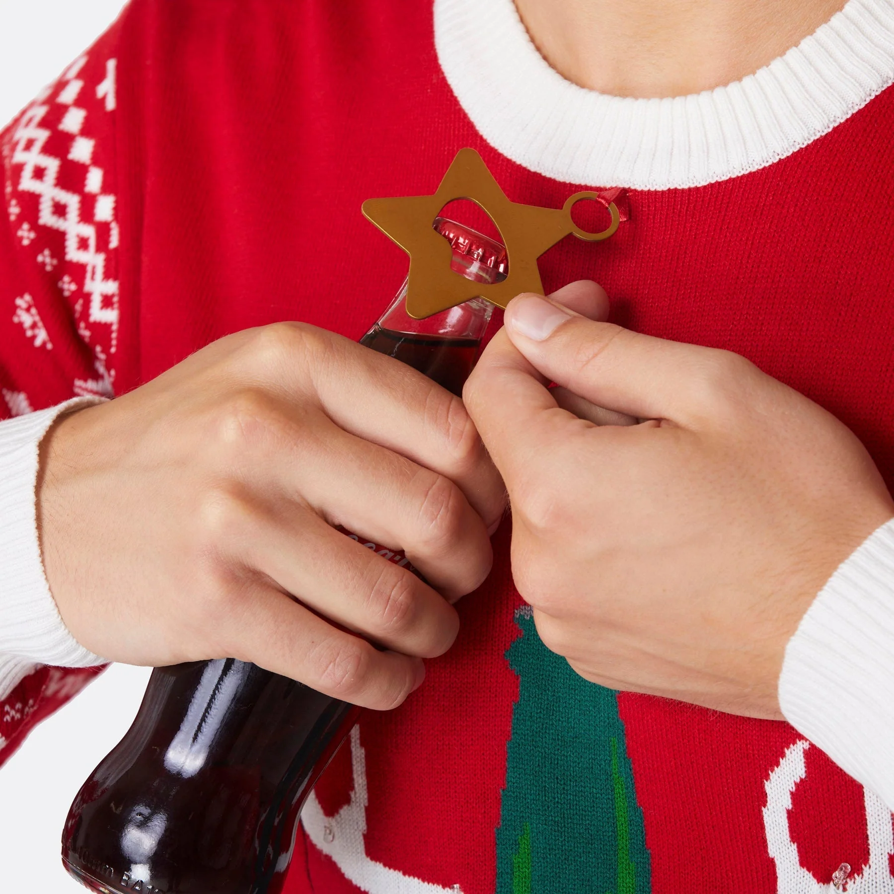 Reinbeer Rot Weihnachtspullover Herren - Image 4