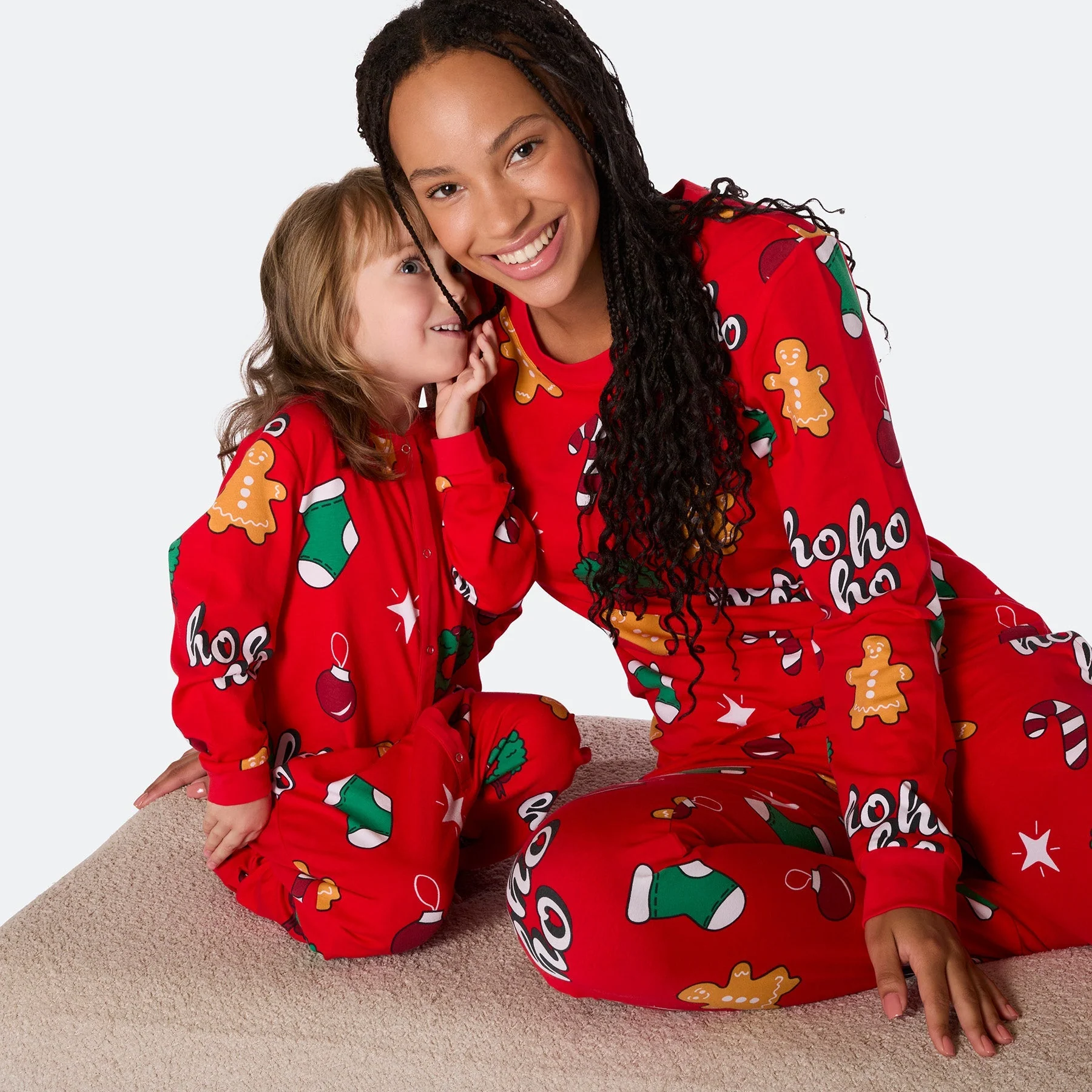 Roter Hohoho Weihnachtspyjama Familie - Image 9