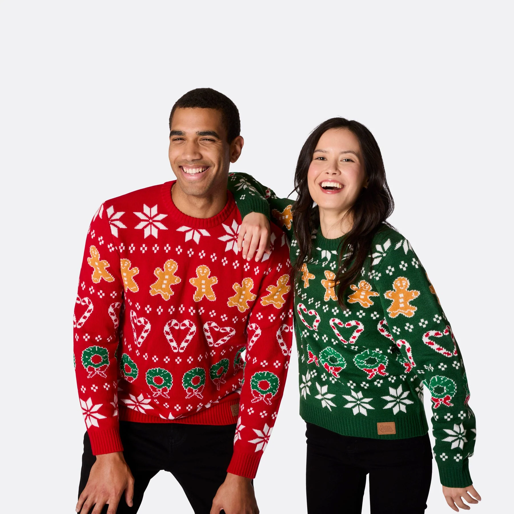Roter Klassischer Weihnachtspullover Herren - Image 6