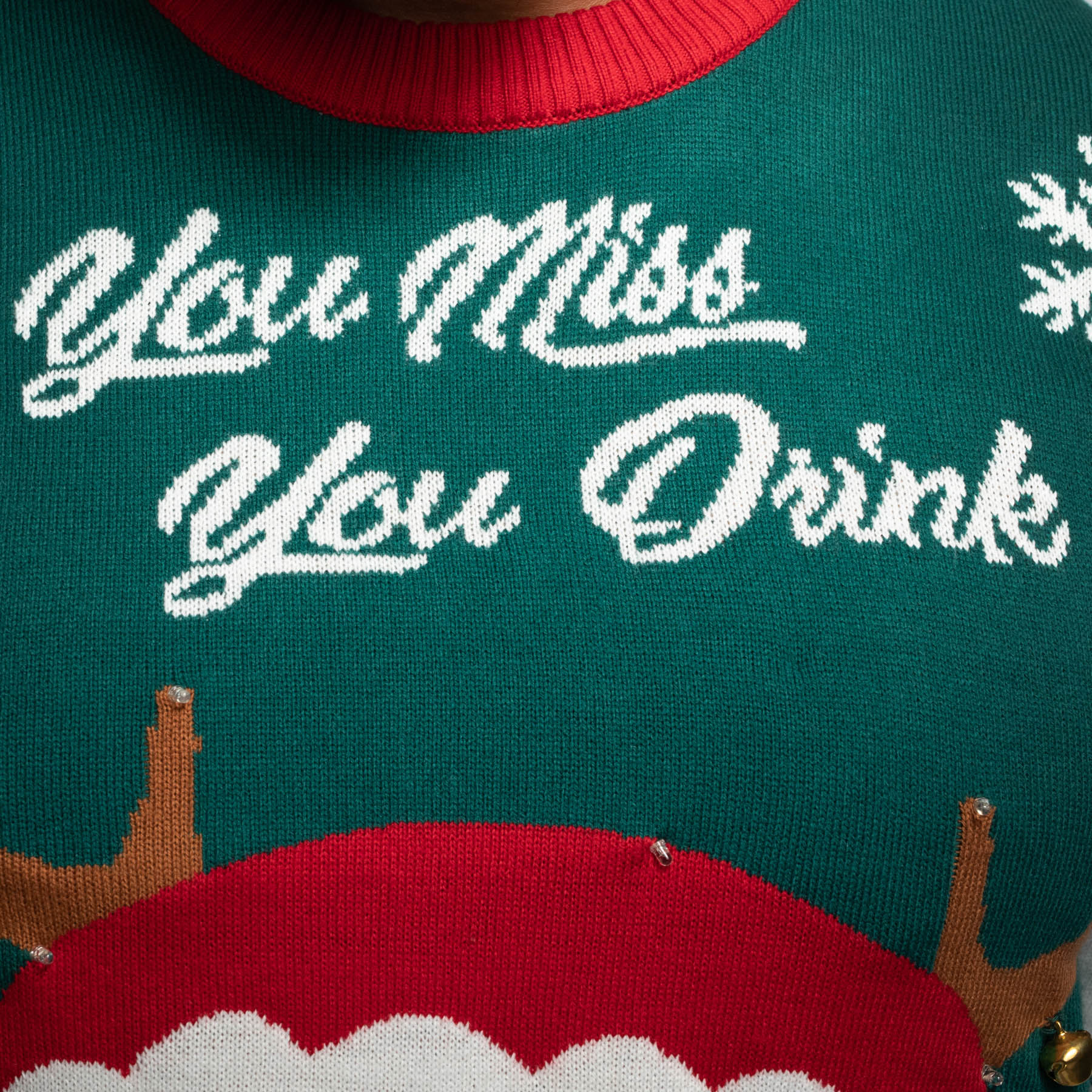 You Miss, You Drink! Weihnachtspullover Damen - Image 5